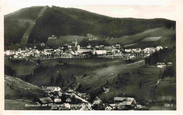 Rasing Mariazell Steiermark AT Panorama Buergeralpe