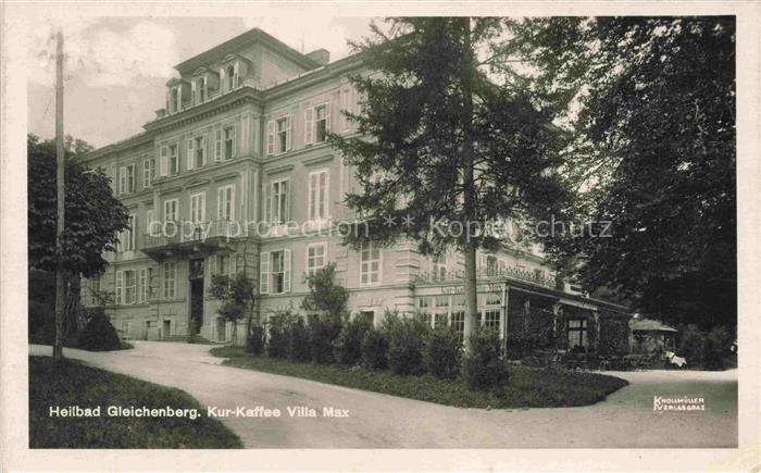 Bad Gleichenberg Steiermark AT Kur-Kaffee Villa Max