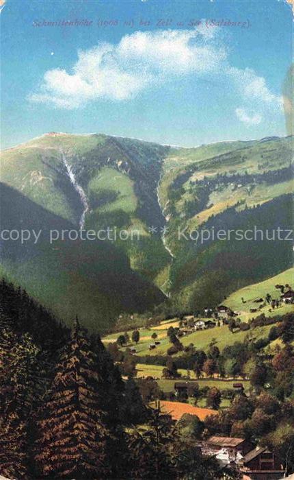 Zell See AT Panorama Schmittenhoehe Hohe Tauern Photochromiekarte No. 9798