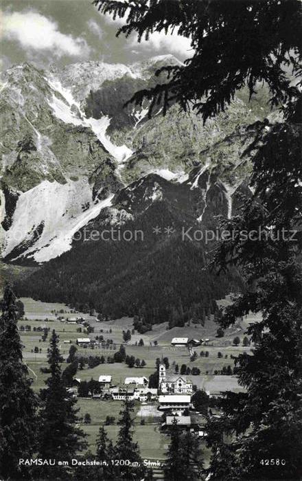 RAMSAU  Dachstein Steiermark AT Panorama Dachsteingebirge