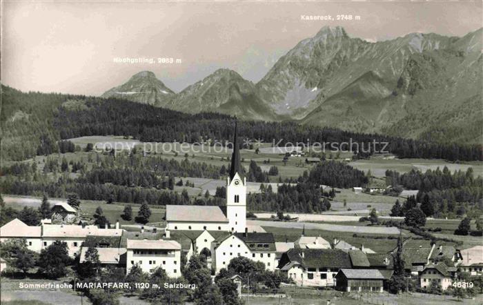 Mariapfarr Lungau AT Panorama Sommerfrische Alpen