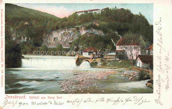 INNSBRUCK Tirol AT Sillfall am Berg Isel