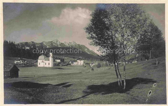 Seefeld Tirol AT Panorama Seekapelle