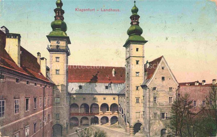 KLAGENFURT Woerthersee Kaernten AT Landhaus Stempel Militaerzensur