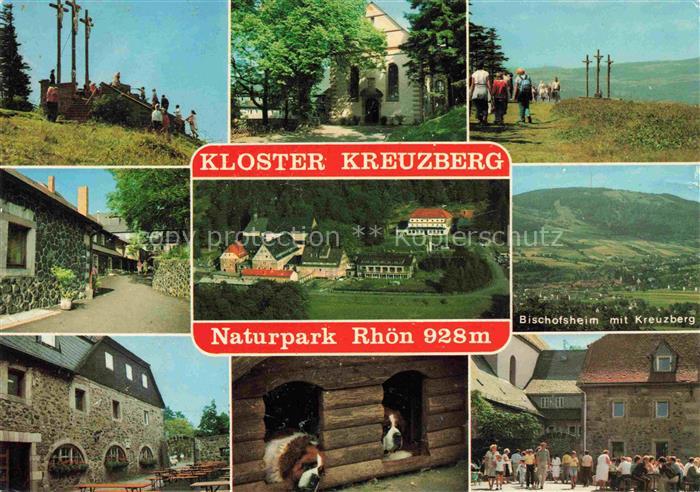 Kreuzberg 932m Rhoen Kloster Bischofsheim Kloster Kreuzberg Franziskanerkloster