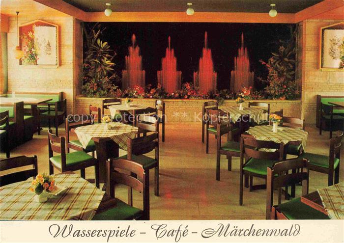 Sambachshof Hassberg Maerchenwald Wasserspiele Café