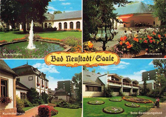Bad Neustadt Saale Bayern Wandelhalle Kurkonzert Kurmittelhaus Sole-Bewegungshau