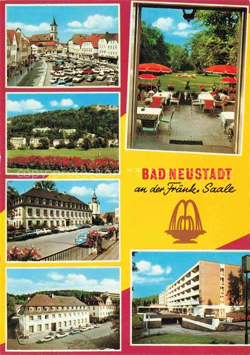 Bad Neustadt Saale Bayern Stadtzentrum Kurpark Kurhotel Sanatorium