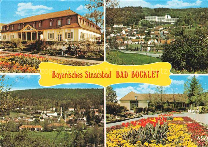Bad Bocklet Bad Kissingen Bayern Kurhaus Kurgarten Panroama Kurklinik