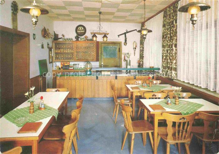 Bad Bocklet Bad Kissingen Bayern Pension Café Schaefer Gastraum