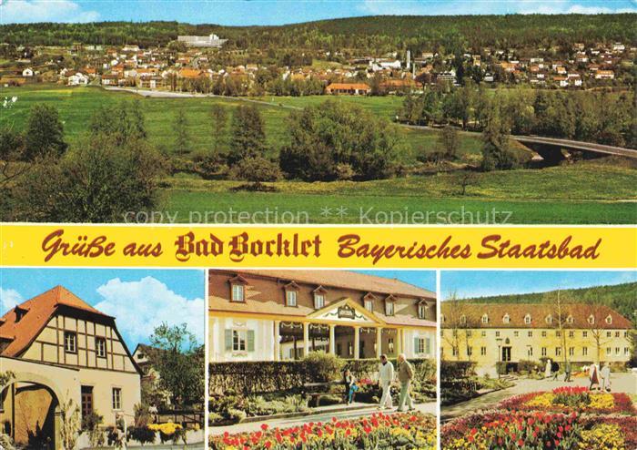 Bad Bocklet Bad Kissingen Bayern Panorama Bayerisches Staatsbad Kurhotel Park