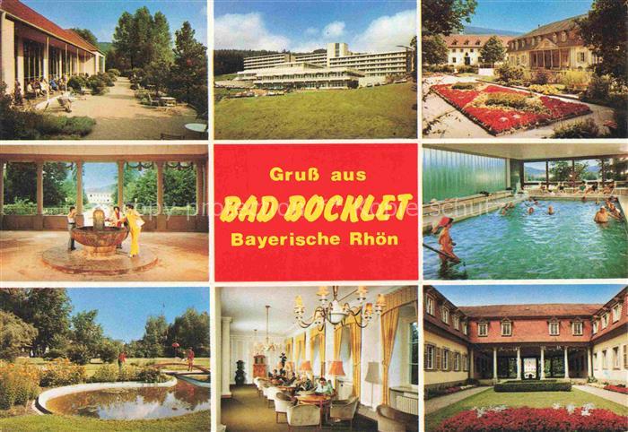 Bad Bocklet Bad Kissingen Bayern Kurhaus Kurpark Wandelhalle Trinkhalle Hallenba