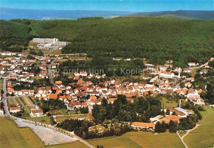 Bad Bocklet Bad Kissingen Bayern Panorama mit Kurklinik