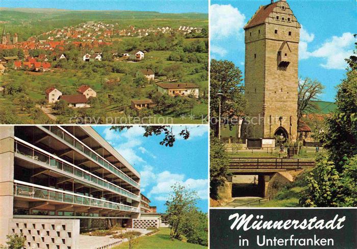 Muennerstadt Panorama Luftaufnahme Kurklinik Oberes Tor