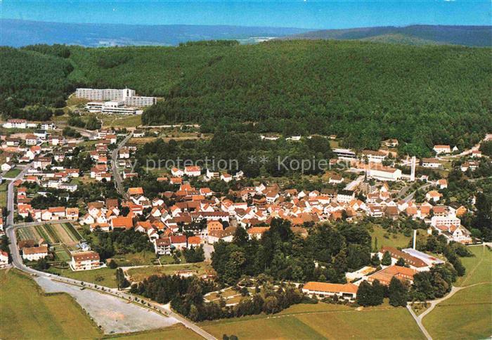 Bad Bocklet Bad Kissingen Bayern Panorama mit Kurklinik