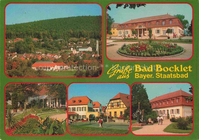 Bad Bocklet Bad Kissingen Bayern Panorama Bayerisches Staatsbad Kurhaus Kurpark