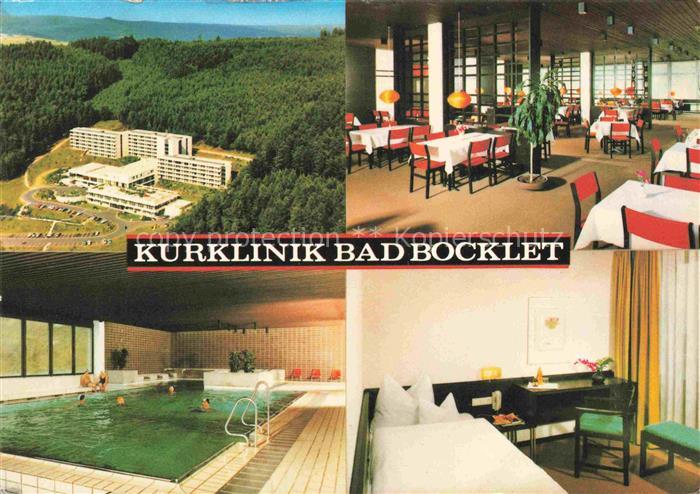 Bad Bocklet Bad Kissingen Bayern Kurklinik Restaurant Hallenbad Patientenzimmer