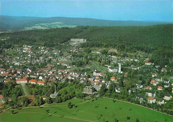 Bad Bocklet Bad Kissingen Bayern Panorama Staatsbad mit Kurklinik