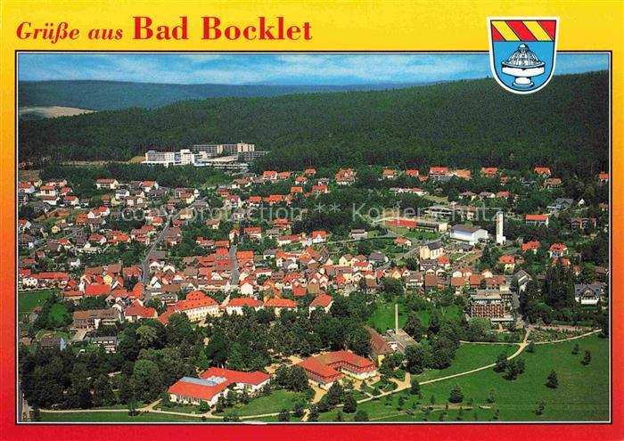 Bad Bocklet Bad Kissingen Bayern Panorama Staatsbad mit Kurklinik