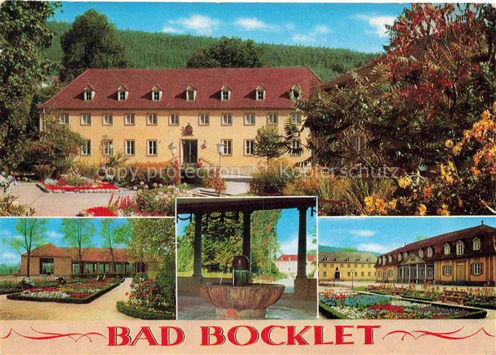 Bad Bocklet Bad Kissingen Bayern Kurhaus Kurpark Brunnen