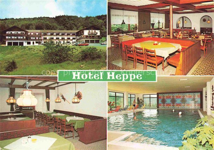 Dammbach Spessart Aschaffenburg Bayern Wald-Hotel Heppe Restaurant Hallenbad