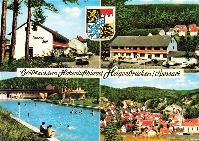 Heigenbruecken Tannenhof Ortsansicht Freibad