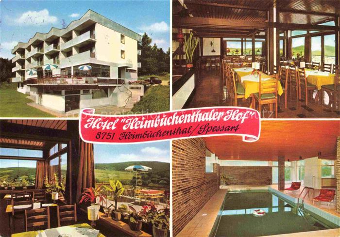 Heimbuchenthal Hotel Heimbuchenthaler Hof Restaurant Terrasse Hallenbad