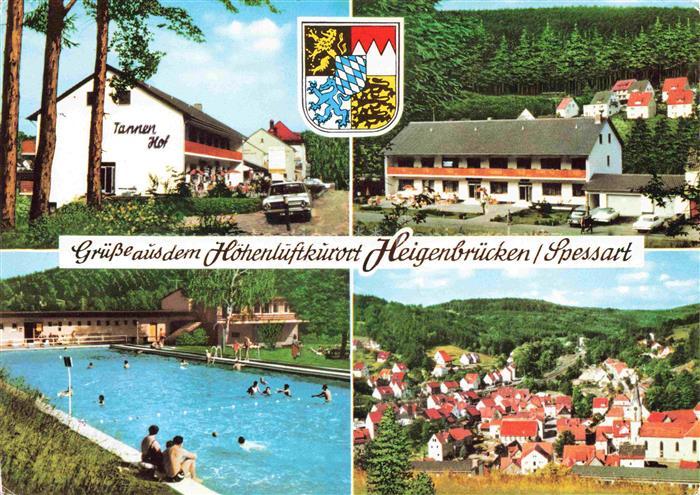 Heigenbruecken Tannenhof Panorama Luftkurort Freibad