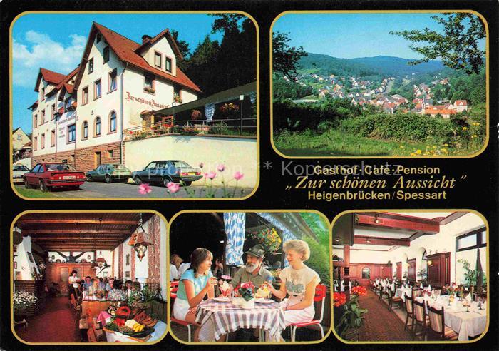 Heigenbruecken Panorama Gasthof Café Pension Zur schoenen Aussicht Restaurant