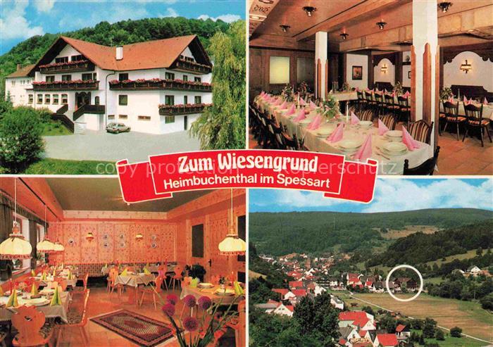 Heimbuchenthal Hotel Restaurant Café zum Wiesengrund Panorama