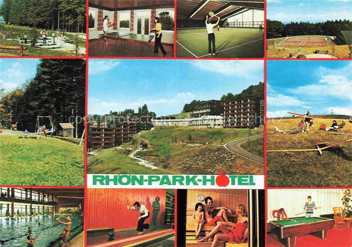Roth Hausen Rhoen Rhoen-Park-Hotel Minigolf Tischtennis Tennishalle Hallenbad Ke