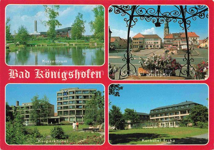 Bad Koenigshofen Bayern Kurzentrum Marktplatz Kurparkhotel Kurhotel Erika