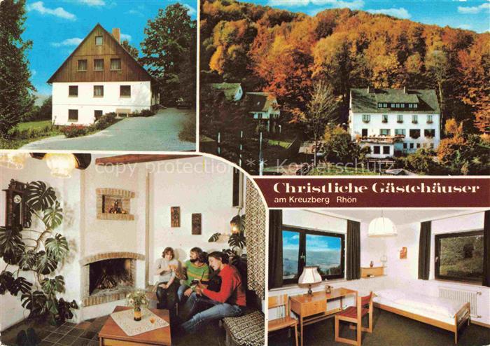 Bischofsheim Rhoen Christliche Gaestehauser Kamin Fremdenzimmer