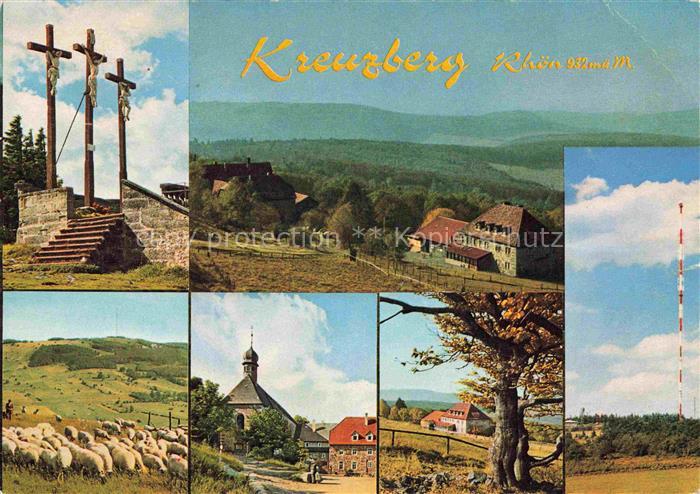 Bischofsheim Rhoen Franziskanerkloster Kreuzberg Wallfahrtsort am heiligen Berg