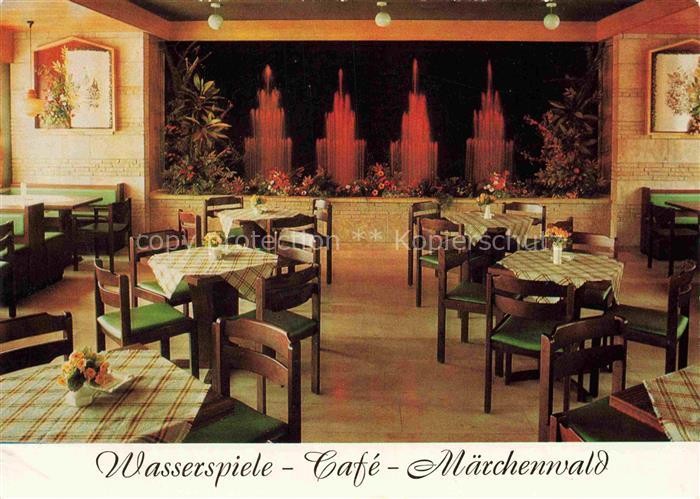 Sambachshof Hassberg Maerchenwald Wasserspiele Café