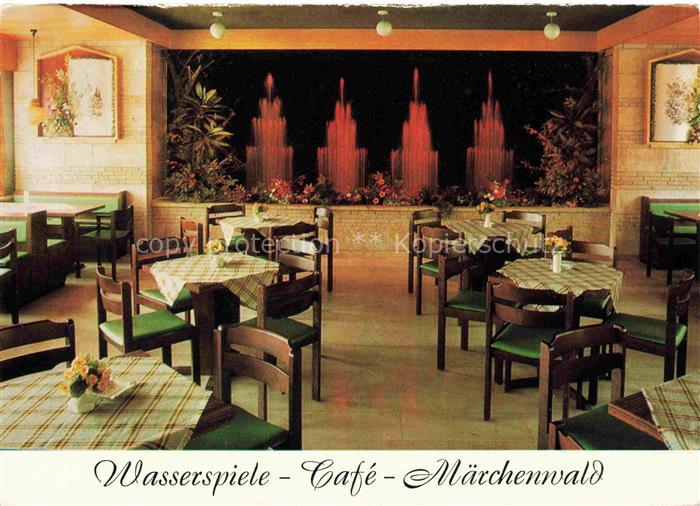 Sambachshof Hassberg Maerchenwald Wasserspiele Café