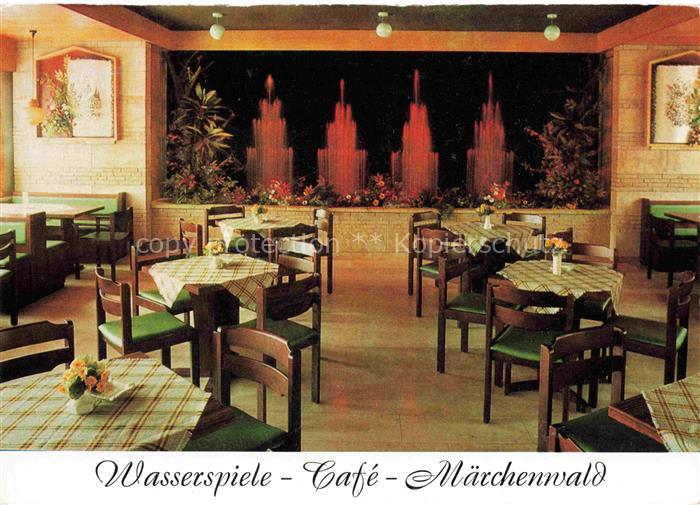 Sambachshof Hassberg Maerchenwald Wasserspiele Café