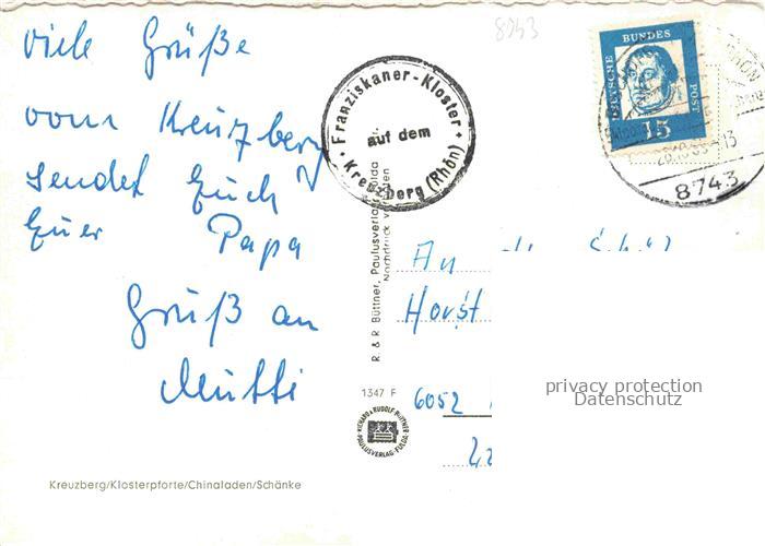 Bischofsheim Rhoen Franziskanerkloster Kreuzberg Wallfahrtsort am heiligen Berg – Bild 2