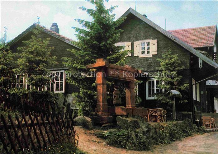 Bischofsheim Rhoen Rhoenhaeuschen Berggasthof Pension