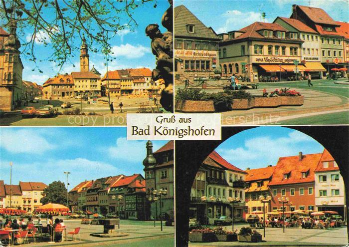 Bad Koenigshofen Bayern Marktplatz