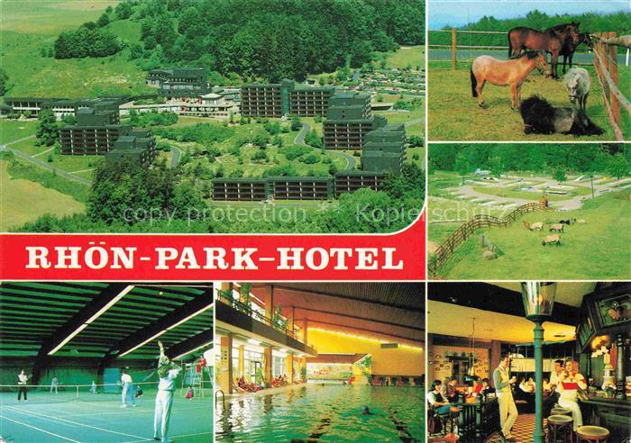 Roth Hausen Rhoen Rhoen-Park-Hotel Restaurant Tennishalle Hallenbad Pferdekoppel