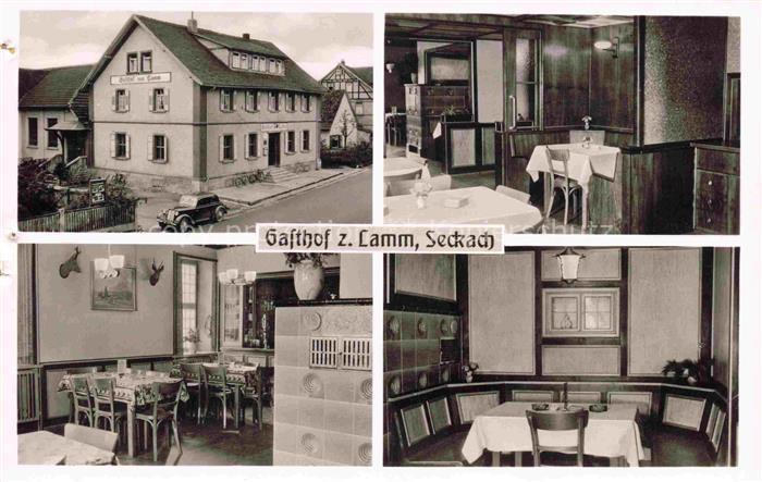 Seckach Neckar-Odenwald-Kreis BW Gasthof zum Lamm Gastraeume