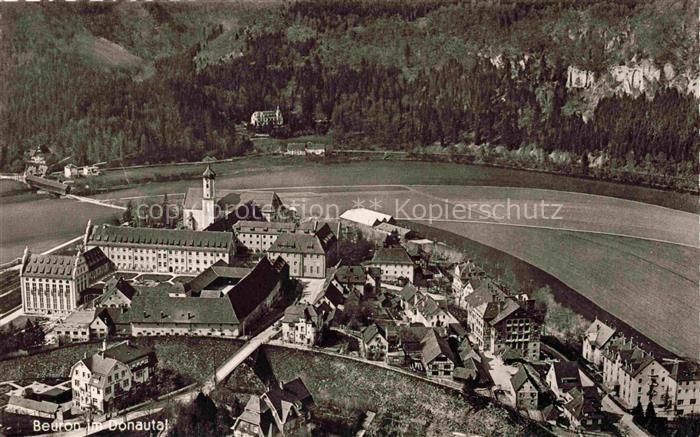 Beuron Donautal Kloster Fliegeraufnahme