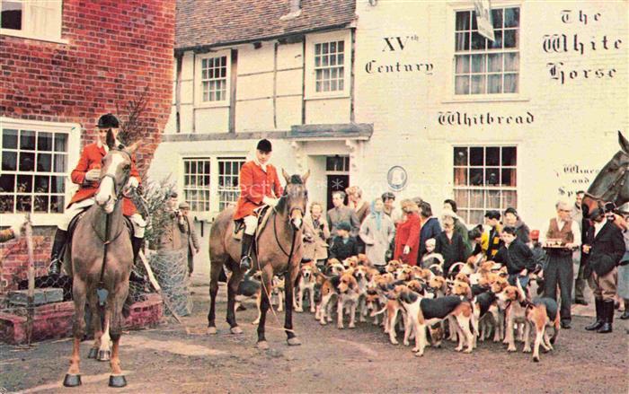 Chilham Canterbury Kent UK Est Kent Hunt at Chilham