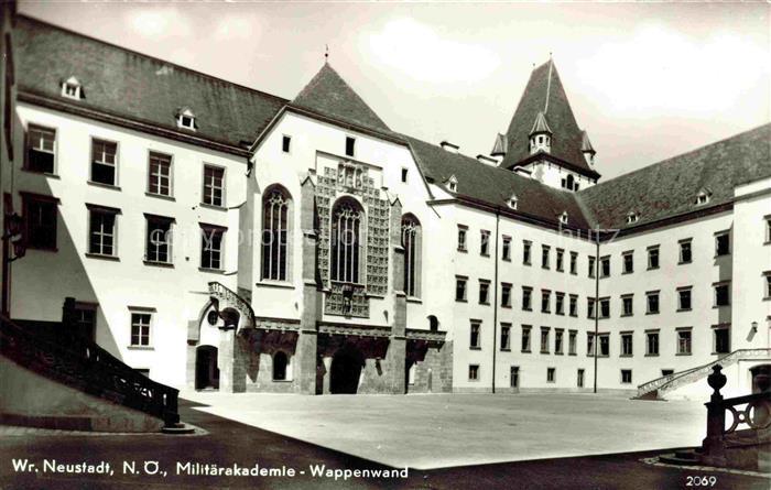 WIENER NEUSTADT Niederoesterreich AT Militaerakademie Wappenwand