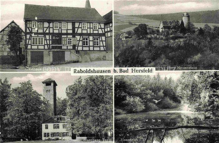 Raboldshausen Neuenstein Hessen Gasthaus Hofmann Burg Neuenstein Eisenberg Turm