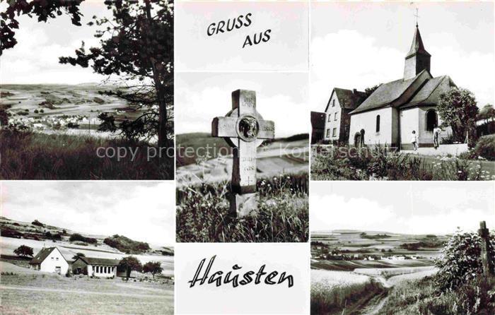 Hausten Mayen-Koblenz Rheinland-Pfalz Panorama Kreuz Kirche