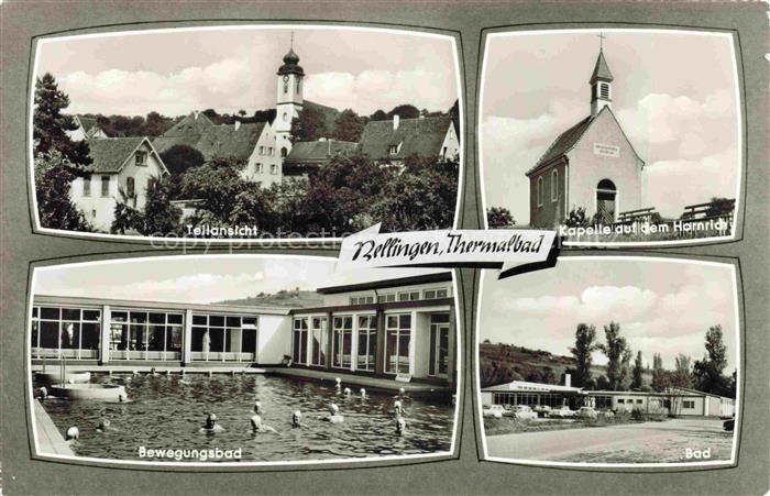 Bellingen Bad Teilansicht Kapelle auf dem Harnrich Bewegungs und Thermalbad