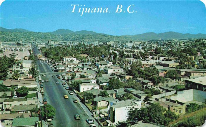 Tijuana Mexico Fliegeraufnahme