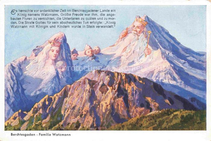 BERCHTESGADEN Bayern mit Watzmann